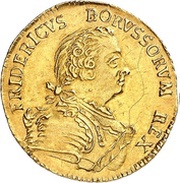 ½ Frederick d'Or - Frederick II obverse image