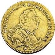 ½ Friedrich d'Or - Frederick II obverse image