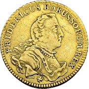 ½ Friedrich d'or - Frederick II obverse image