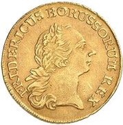 ½ Frederick d'Or - Frederick II obverse image