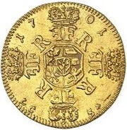 1 Ducat - Frederick I, Germany, 1701 reverse image