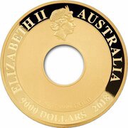 9000 Dollars - Elizabeth II 4th Portrait - Discovery - Gold Bullion Coin obverse image