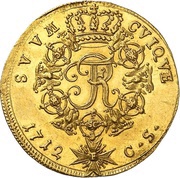 1 Ducat - Frederick I, Germany, 1712 reverse image