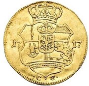 1 Ducat - Frederick William I, Germany, 1714-1717 reverse image