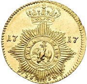 1 Ducat - Frederick William I, Germany, 1715-1717 reverse image