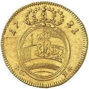 1 Ducat - Frederick William I, Germany, 1719-1725 reverse image