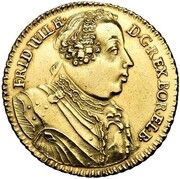 ½ Gold Wilhelm - Frederick William I Pattern obverse image