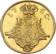 1 Frederick d'Or - Frederick II, Germany, 1750 reverse image