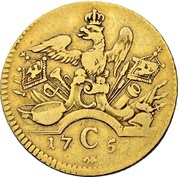 1 Friedrich d'or - Frederick II, Germany, 1751-1753 reverse image