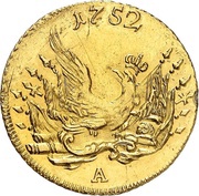 1 Frederick d'Or - Frederick II, Germany, 1752-1754 reverse image