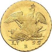 1 Frederick d'Or - Frederick William II, Germany, 1786-1797 reverse image