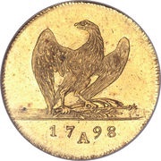 1 Frederick d'Or - Frederick William III, Germany, 1797-1798 reverse image