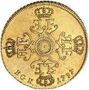 1 Gold Wilhelm - Frederick William I, Germany, 1737 reverse image