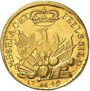 2 Friedrichs d'Or - Frederick II, Germany, 1749 reverse image