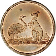 1 Penny - W.J. Taylor Advance Australia obverse image