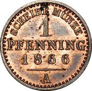 1 Pfenning - William I, Germany, 1861-1873 reverse image