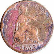 ½ Penny - Peek and Campbell Tea Stores Sydney; New South Wales obverse image