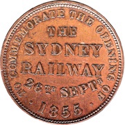 ½ Penny - Hanks and Lloyd Sydney; New South Wales obverse image