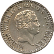 1 Silbergroschen - Frederick William IV obverse image