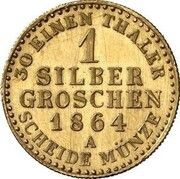 1 Silbergroschen - William I Pattern, Germany, 1864 reverse image