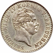 2½ Silbergroschen - Frederick William IV obverse image