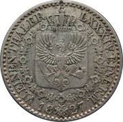 ⅙ Thaler - Frederick William III, Germany, 1822-1840 reverse image