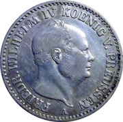 ⅙ Thaler - Frederick William IV obverse image