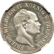 ⅙ Thaler - Frederick William IV obverse image