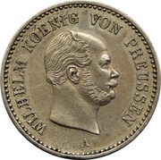 ⅙ Thaler - William I obverse image