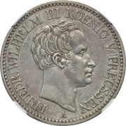 1 Thaler - Frederick William III Mining Thaler obverse image