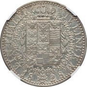 1 Thaler - Frederick William III, Germany, 1827-1828 reverse image
