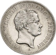 1 Thaler - Frederick William IV Mining Thaler obverse image