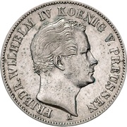 1 Thaler - Frederick William IV Mining Thaler obverse image