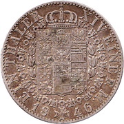 1 Thaler - Frederick William IV, Germany, 1842-1852 reverse image