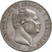 1 Thaler - Frederick William IV "Mining Thaler" obverse image