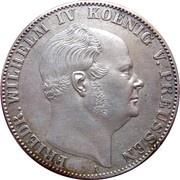1 Vereinsthaler - Frederick William IV obverse image