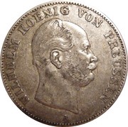 1 Vereinsthaler - William I obverse image
