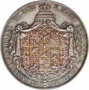2 Thalers / 3½ Gulden - Frederick William IV, Germany, 1841-1851 reverse image