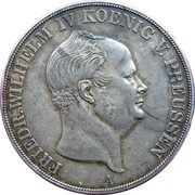 2 Thalers / 3½ Gulden - Frederick William IV obverse image