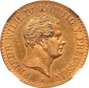 ½ Frederick d'Or - Frederick William IV obverse image
