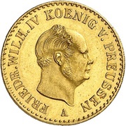 ½ Frederick d'Or - Frederick William IV obverse image