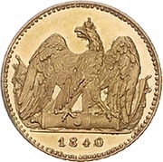 1 Frederick d'Or - Frederick William III, Germany, 1825-1840 reverse image