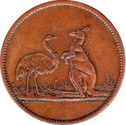 1 Penny - Flavelle Bros and Co Sydney and Brisbane; New South Wales obverse image