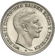25 Pfennig - William II Pattern obverse image