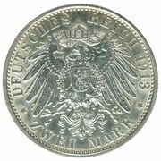 2 Marks - William II Reign, Germany, 1913 reverse image