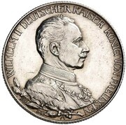 2 Marks - William II Reign - Pattern obverse image