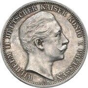 3 Mark - William II Pattern obverse image