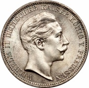 3 Mark - William II obverse image