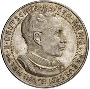 3 Mark - William II Pattern obverse image