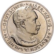 3 Mark - William II obverse image